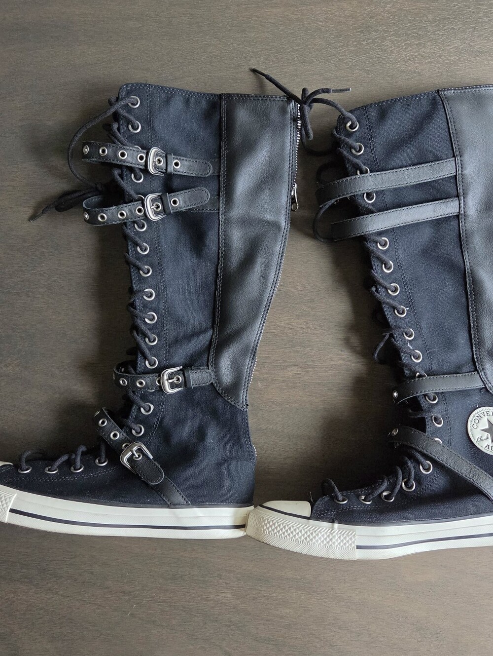 Converse Chuck Taylor All Star XXHi Buckles Knee-High Boots US 10 Women / 8 Men